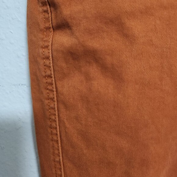 J Crew High Rise Girlfriend Chino Relaxed Burnt Orange Size 6 - Picture 5 of 6
